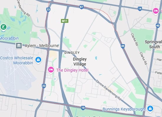 Dingley Village service area