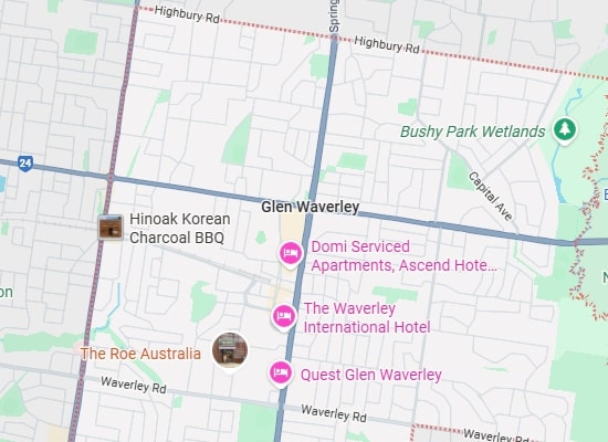 Glen Waverley service area